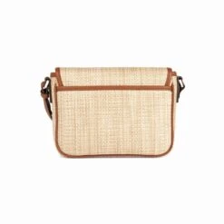 Alani Straw Flap Bag -Brighton Handbags Outlet Store alani straw flap bag natural luggage 2