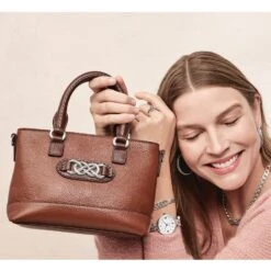 Alessa Small Satchel -Brighton Handbags Outlet Store alessa small satchel bourbon 3 8109145a 75a2 480b 895f 9661990ead41