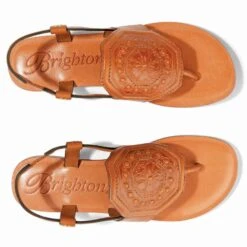 Ancona Thongs -Brighton Handbags Outlet Store ancona thongs cognac 2