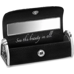 B Wishes Lipstick Case -Brighton Handbags Outlet Store b wishes lipstick case black croco 2