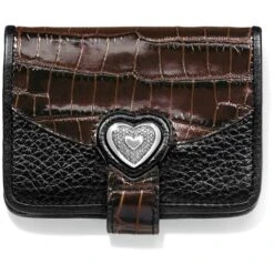 Bellissimo Heart Small Wallet -Brighton Handbags Outlet Store bellissimo heart small wallet black chocolate 0 9590401e 6c6c 4927 a93b 4d5be6588194