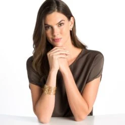 Christo Lyon Wide Cuff Bracelet -Brighton Handbags Outlet Store christo lyon wide cuff bracelet gold 2 c7c8a933 cc90 45dc 8742 07e8793e11e4