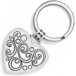 Contempo Heart Key Fob 3 Contempo Heart Key Fob -Brighton Handbags Outlet Store contempo heart key fob silver 1 1222e3e6 643c 472a a684 01932078ce95