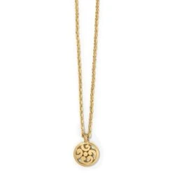 Contempo Medallion Petite Necklace -Brighton Handbags Outlet Store contempo medallion petite necklace gold 0