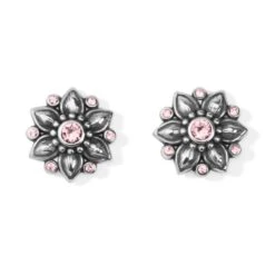 Cora Mini Post Earrings -Brighton Handbags Outlet Store cora mini post earrings silver pink 0