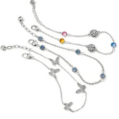 Elora Gems Anklet -Brighton Handbags Outlet Store elora gems anklet silver multi 1