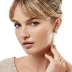 Entrata Square Post Earrings 7 Entrata Square Post Earrings -Brighton Handbags Outlet Store entrata square post earrings silver gold 3