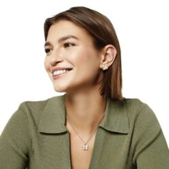 Entrata Square Short Necklace -Brighton Handbags Outlet Store entrata square short necklace silver gold 3