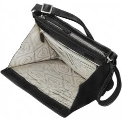 Ferrara Cross Body Organizer -Brighton Handbags Outlet Store ferrara cross body organizer black 1