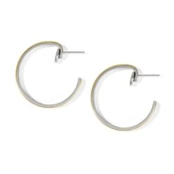 Ferrara Entrata Small Hoop Earrings -Brighton Handbags Outlet Store ferrara entrata small hoop earrings gold silver 1