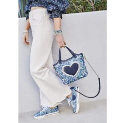 Flora Sneakers -Brighton Handbags Outlet Store flora sneakers blue 2 1d7e554a 91dc 4778 a905 003e2e34ba3e