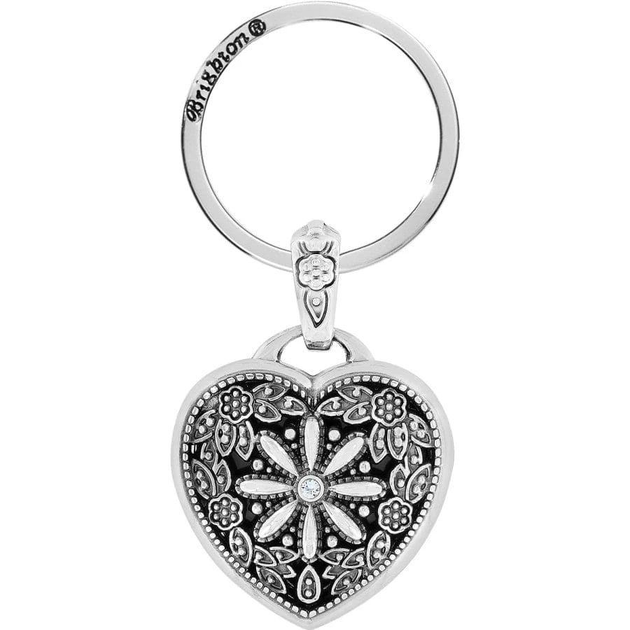 Floral Heart Key Fob 1 Floral Heart Key Fob
