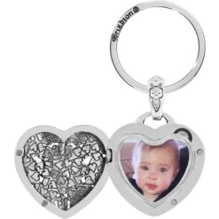 Floral Heart Key Fob 4 Floral Heart Key Fob -Brighton Handbags Outlet Store floral heart key fob silver 1 ae685b12 67d4 472d 9ec8 a97dc4d14eda