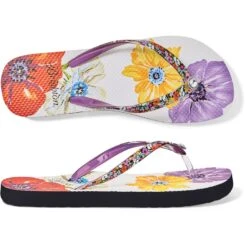 Floret Flip Flops -Brighton Handbags Outlet Store floret flip flops multi 2 c45f8415 a456 4422 8056 eeaec149ec6c