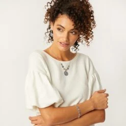 Halo Eclipse French Wire Earrings -Brighton Handbags Outlet Store halo eclipse french wire earrings silver blue 2 f49f7550 fe6a 44b5 9725 73ea36d6d6c4