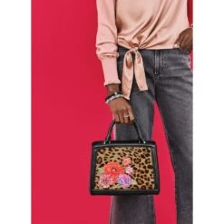 Harper Medium Satchel -Brighton Handbags Outlet Store harper medium satchel black 4 1272fcd9 729e 472e 8816 ce86246cde09