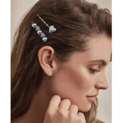 Hearts Ablaze Bobby Pins -Brighton Handbags Outlet Store hearts ablaze bobby pins silver 3