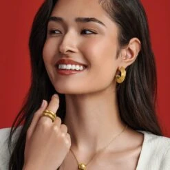 Inner Circle Double Ring -Brighton Handbags Outlet Store inner circle double ring gold 6