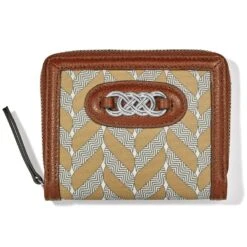 Interlok Braid Medium Wallet -Brighton Handbags Outlet Store interlok braid medium wallet bourbon 0