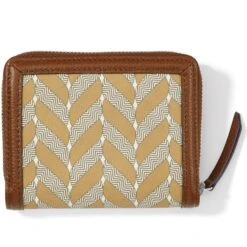 Interlok Braid Medium Wallet -Brighton Handbags Outlet Store interlok braid medium wallet bourbon 2