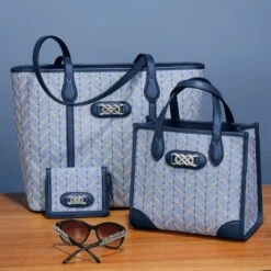 Interlok Braid Medium Wallet -Brighton Handbags Outlet Store interlok braid medium wallet french blue 3