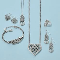 Interlok Cascade Necklace -Brighton Handbags Outlet Store interlok cascade necklace silver 2 dda16a26 98a3 4ee2 a1cf 6029f25bd700