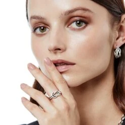 Interlok Harmony Ring 5 Interlok Harmony Ring -Brighton Handbags Outlet Store interlok harmony ring silver 2