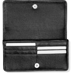 Interlok Large Wallet -Brighton Handbags Outlet Store interlok large wallet black 1 eafe10a2 ec43 4cc9 be1c 945e353370ed