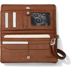 Interlok Weave Large Wallet -Brighton Handbags Outlet Store interlok weave large wallet bourbon 2 b22f3403 ed53 419c 9169 b90eca8c9c0c