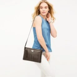 Jagger Cross Body Organizer -Brighton Handbags Outlet Store jagger cross body organizer pewter 6 cb7fe979 ef2e 4637 b0b1 54253d795ff2