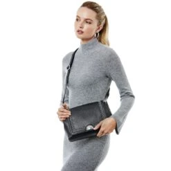 Jazz Medium Flap Bag -Brighton Handbags Outlet Store jazz medium flap bag black 5