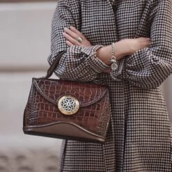 Klara Medium Satchel -Brighton Handbags Outlet Store klara medium satchel chocolate 3 a55cda83 6aab 4e41 bcf5 eb97dd20d8b9