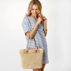 Lena Straw Tote 7 Lena Straw Tote -Brighton Handbags Outlet Store lena straw tote natural 3