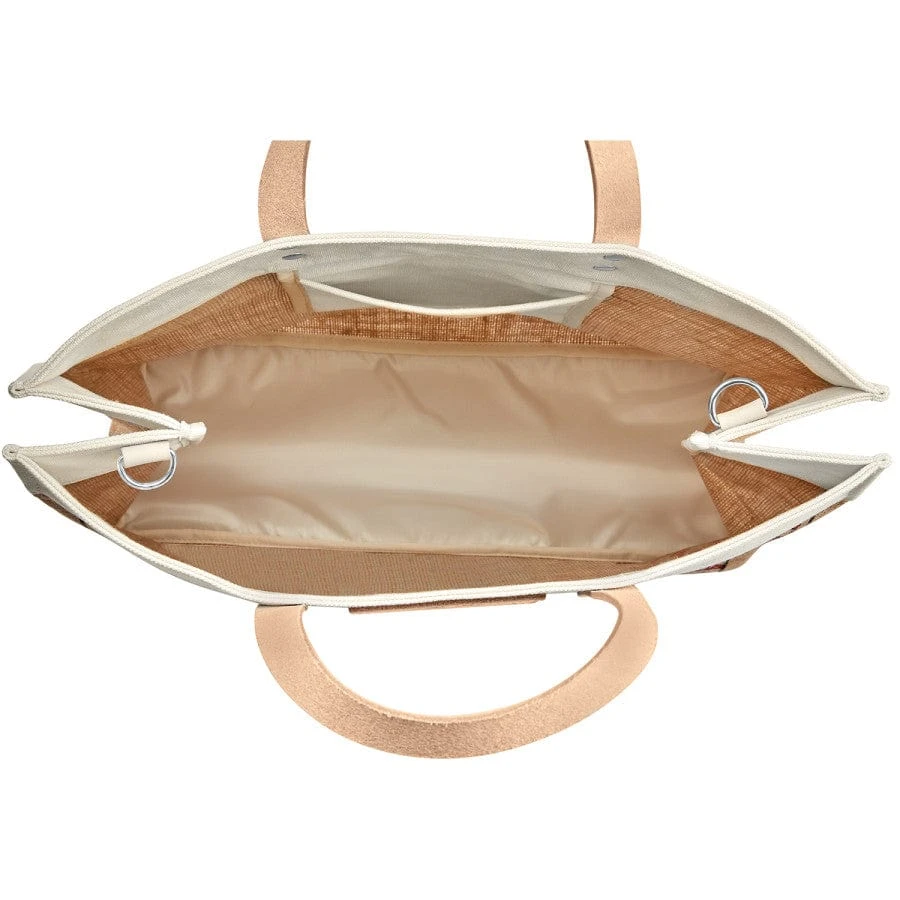 Life Is A Beach East West Burlap Tote 2 Life Is A Beach East West Burlap Tote - Image 2