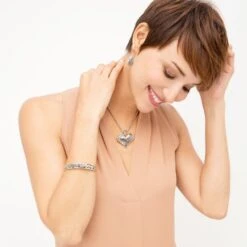 Love Affair Bangle -Brighton Handbags Outlet Store love affair bangle silver 2 ac9c6d06 0755 42bb 9768 c0536537a8c7