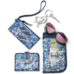 Love Bouquet Double Eyeglass Case 7 Love Bouquet Double Eyeglass Case -Brighton Handbags Outlet Store love bouquet double eyeglass case midnight 3