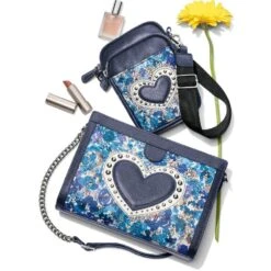 Love Bouquet Medium Shoulderbag -Brighton Handbags Outlet Store love bouquet medium shoulderbag midnight 3 2cbabc71 1066 488d be25 91852f6c3909
