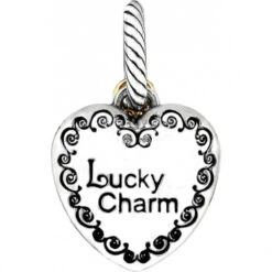 Lucky Twirl Heart Charm -Brighton Handbags Outlet Store lucky twirl heart charm silver gold 2 91e202bc 92ca 4144 862b 45e15244ecb7