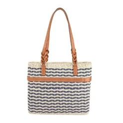 Magnolia Straw Tote -Brighton Handbags Outlet Store magnolia straw tote natural luggage 2