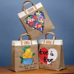 Main Squeeze Burlap Tote -Brighton Handbags Outlet Store main squeeze burlap tote multi 3 68b35cb0 dff1 4e84 8966 e1f2f7219884