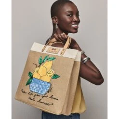 Main Squeeze Burlap Tote -Brighton Handbags Outlet Store main squeeze burlap tote multi 4 fb6e1757 53b3 4a7b a22f 6b97abc6247d