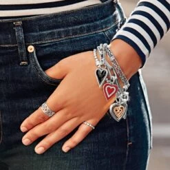 Midnight Heart Amulet -Brighton Handbags Outlet Store midnight heart amulet silver black 2 354b3983 f5fa 4a1d bbf4 b6ea77595ac8