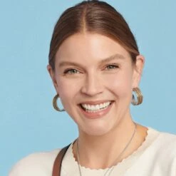 Monete Wide Hoop Earrings -Brighton Handbags Outlet Store monete wide hoop earrings silver gold 5