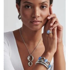 Mystic Moon Necklace -Brighton Handbags Outlet Store mystic moon necklace silver 5