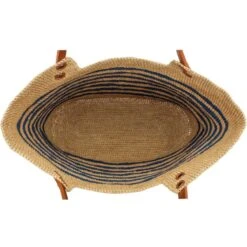 Palmier Raffia Tote 5 Palmier Raffia Tote -Brighton Handbags Outlet Store palmier raffia tote wheat blue 1 9b29dc7d 7e7d 4c91 81fa b7a6ce453fb0