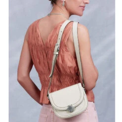 Paradiso Shell Mini Flap Bag -Brighton Handbags Outlet Store paradiso shell mini flap bag white 4