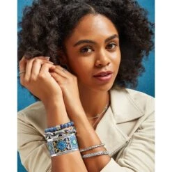 Pop Appeal Medallion Cuff -Brighton Handbags Outlet Store pop appeal medallion cuff silver multi 3 ebe65edb bea0 4fb5 8661 748429d72028