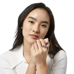 Pretty Tough Bold Heart Ring -Brighton Handbags Outlet Store pretty tough bold heart ring silver 3