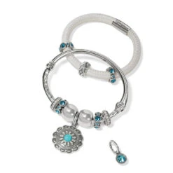 Pueblo Medallion Charm -Brighton Handbags Outlet Store pueblo medallion charm silver blue 2