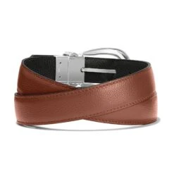 Really Tough Reversible Belt -Brighton Handbags Outlet Store really tough reversible belt bourbon 1